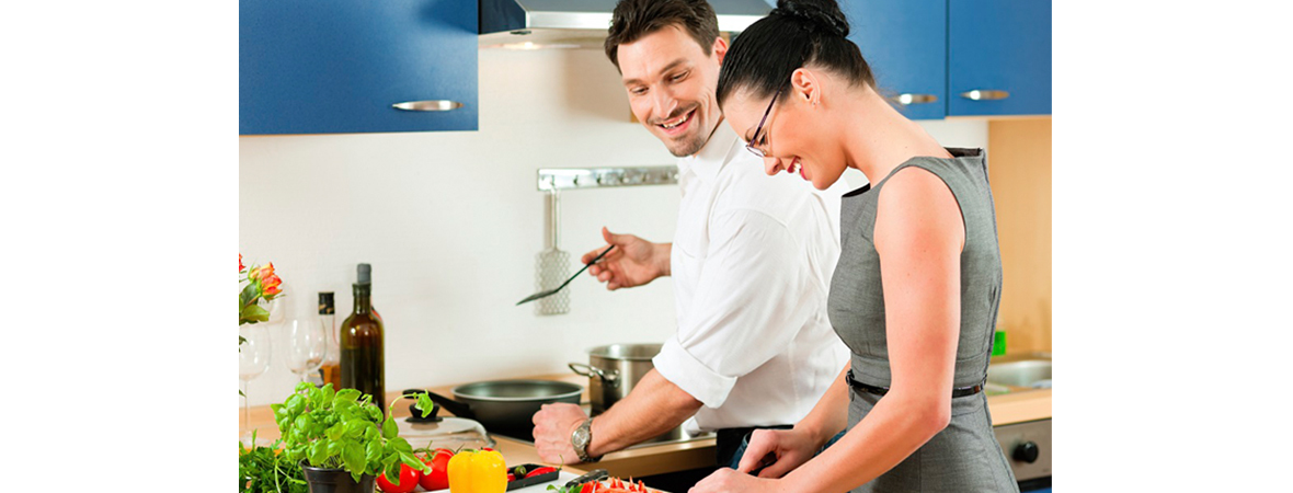 Couple Cooking