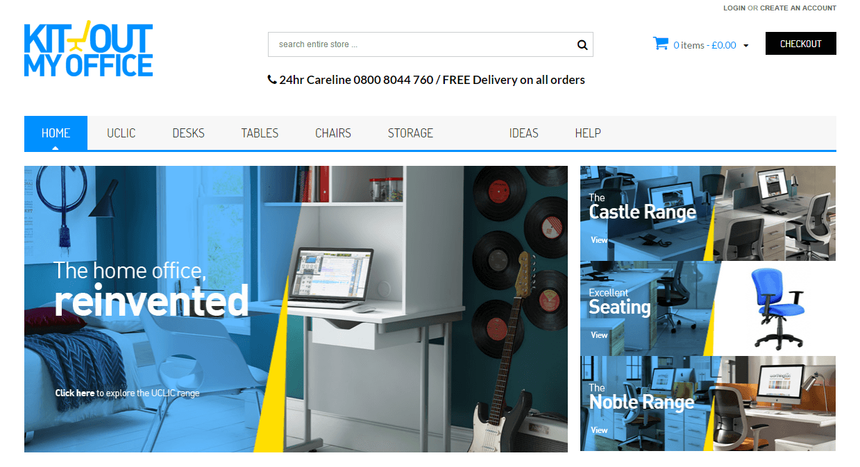 Kit Out My Office homepage image