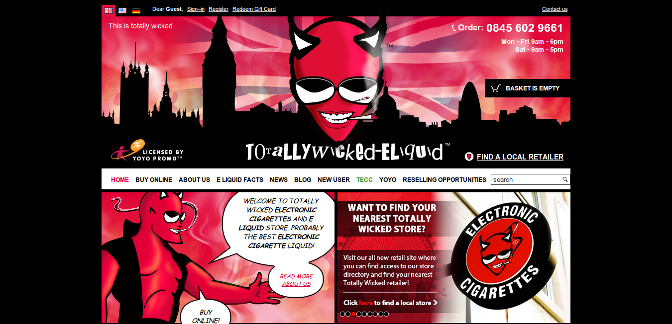 Totally Wicked homepage
