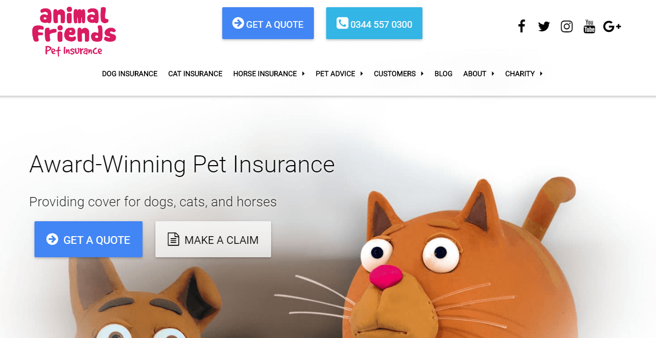 Animal Friends Discount Codes Insurance homepage image