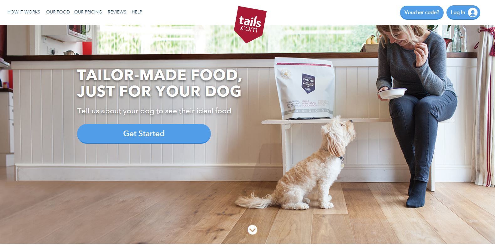 Tails.com Voucher Code Homepage