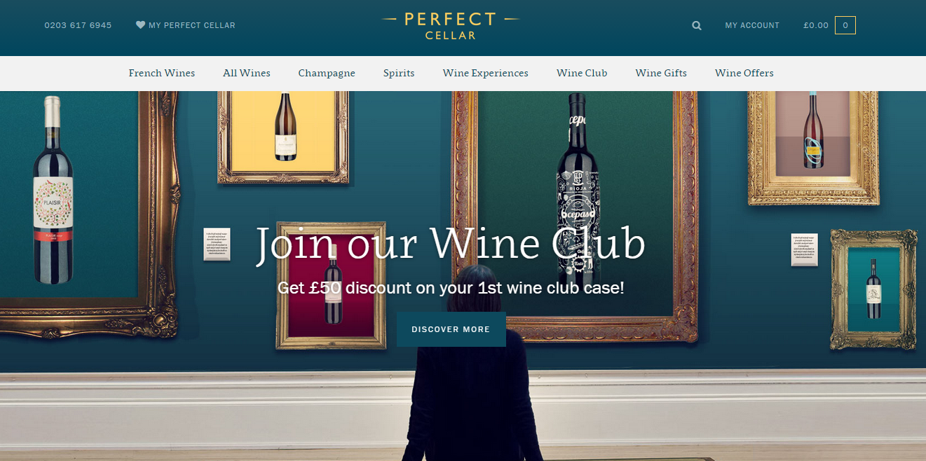 Perfect Cellar vouchers homepage image