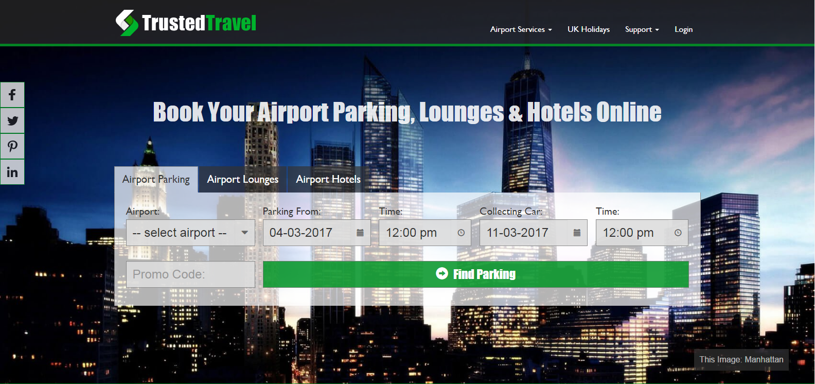 Trusted Travel Discounts Homepage Image