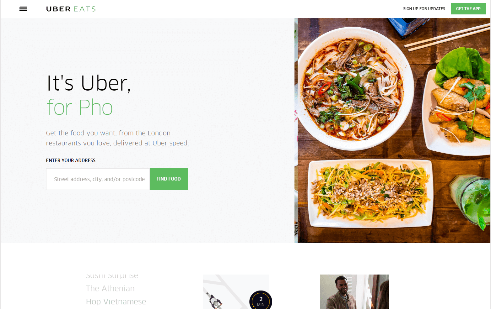 Uber Eats Promo Codes Homepage Image