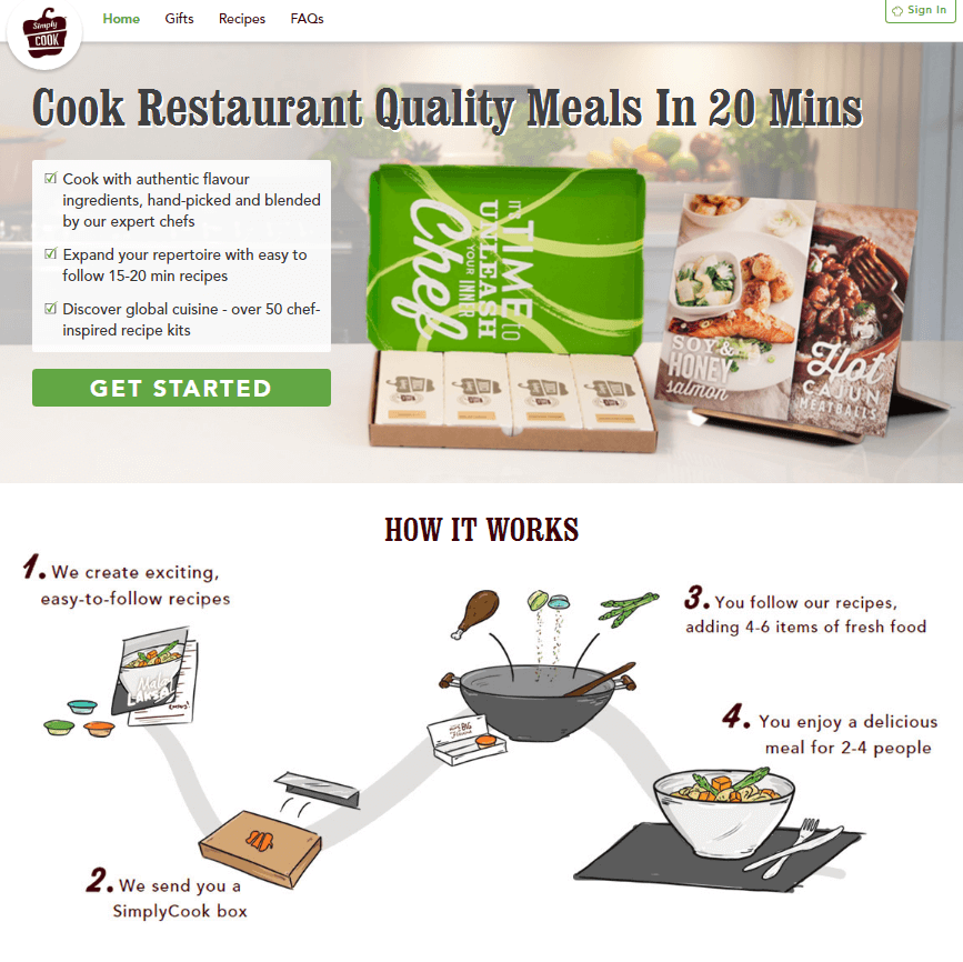 Simply Cook Voucher Codes Homepage Image