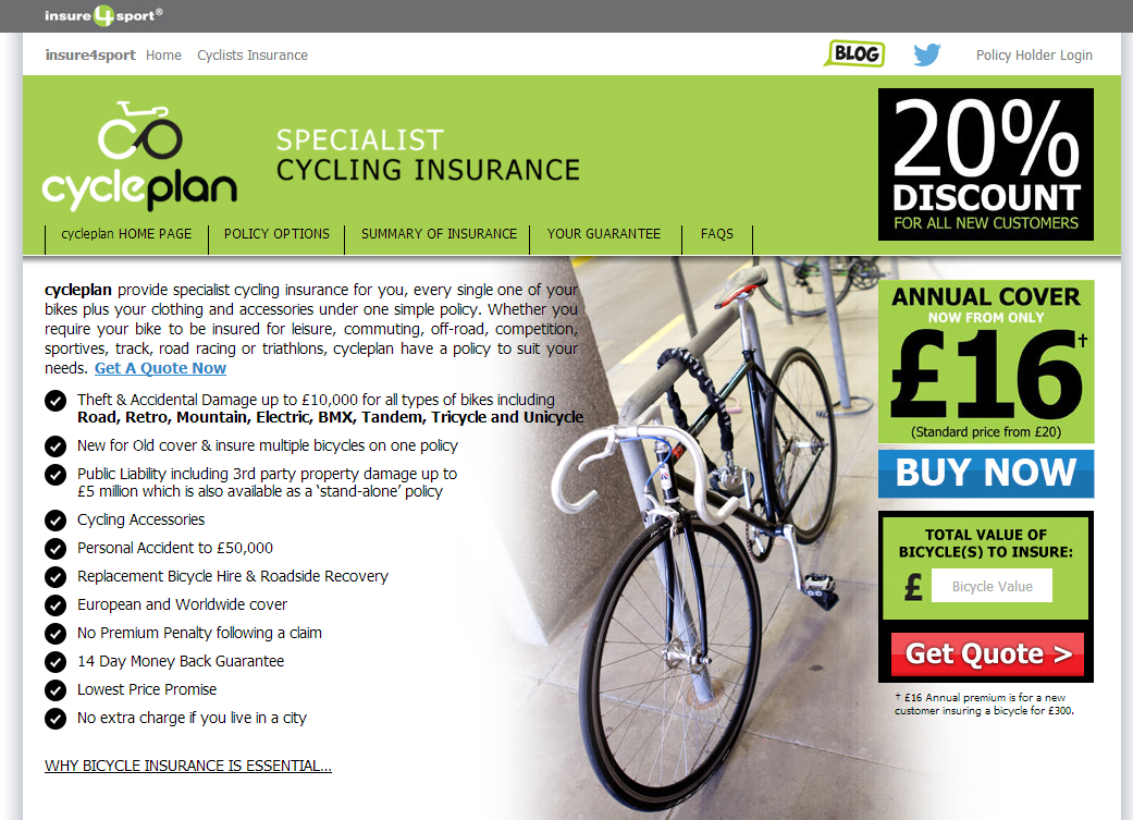 Cycle Plan voucher codes Homepage Image