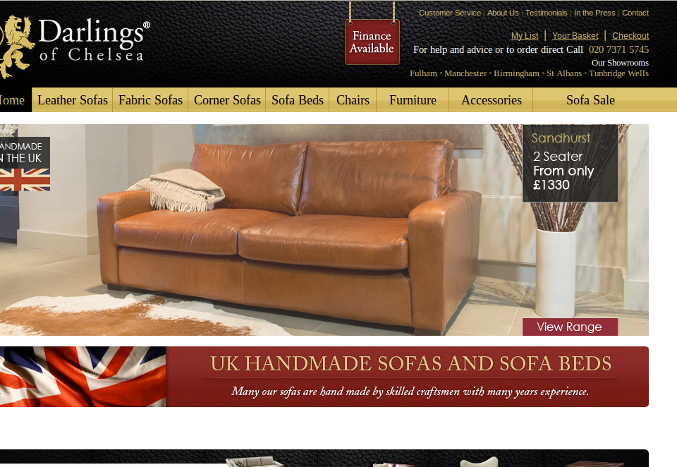 Darlings of Chelsea homepage