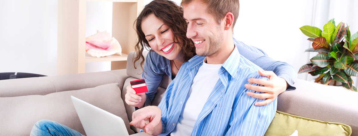 Couple Shopping Online
