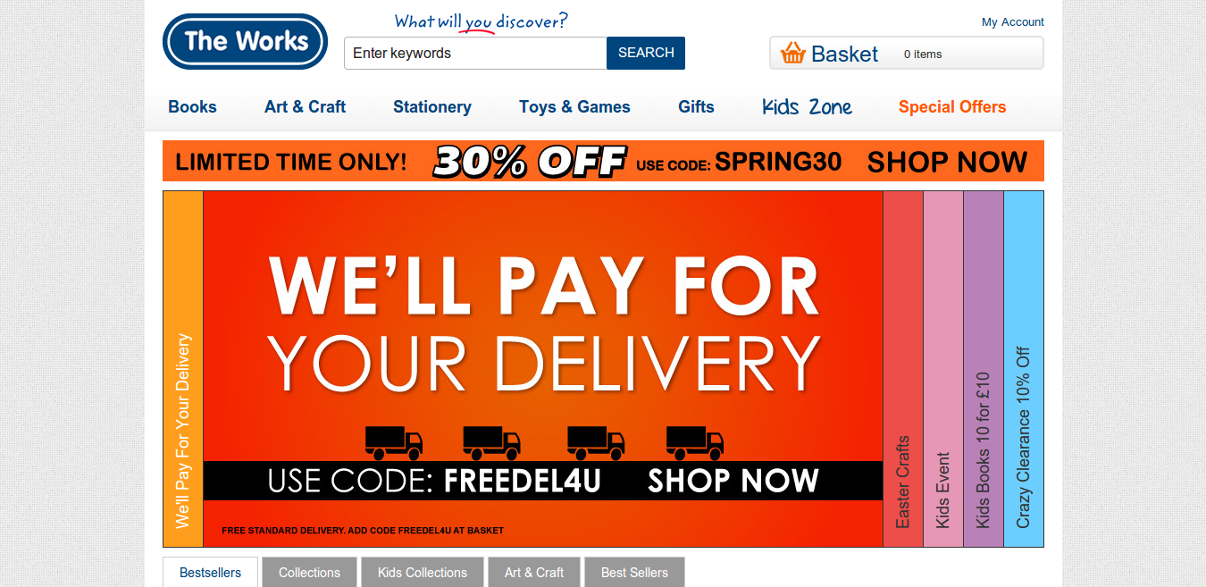 The Works homepage