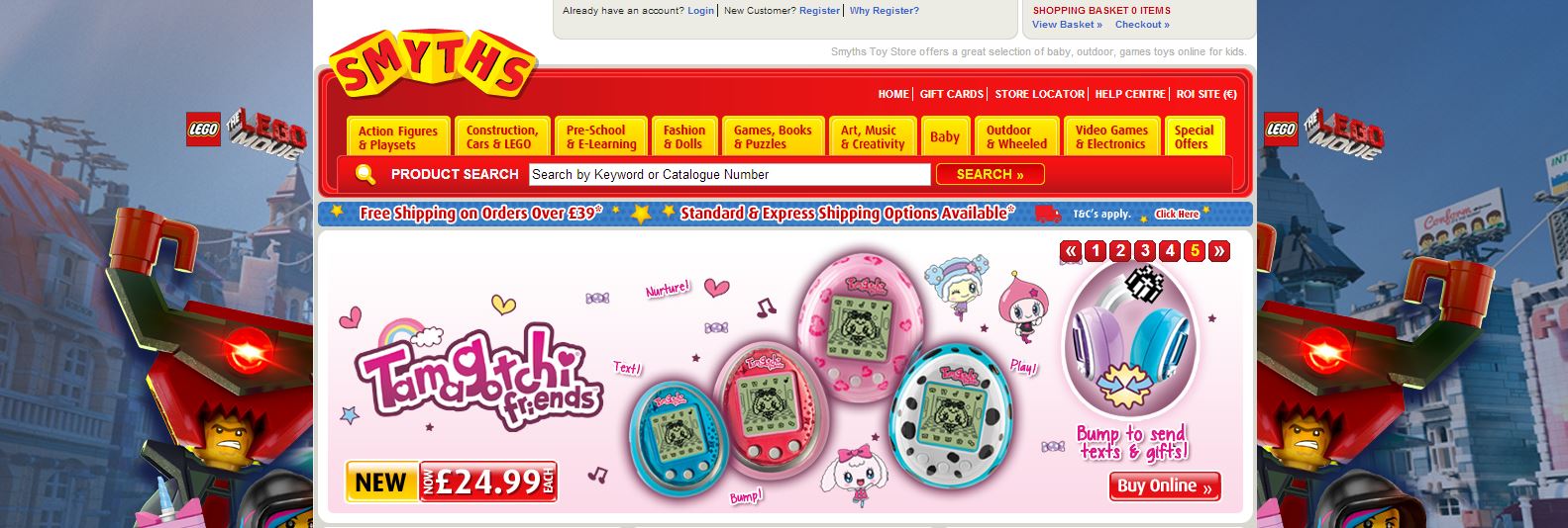 Smyths Toys discount codes & deals Homepage