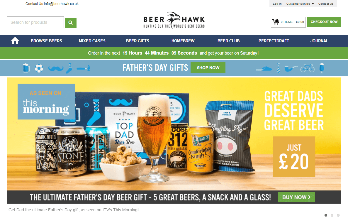 Beer Hawk Vouchers Homepage image