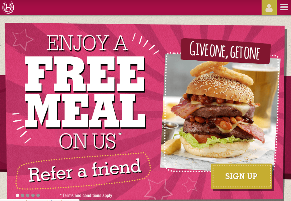 HungryHorse vouchers homepage image