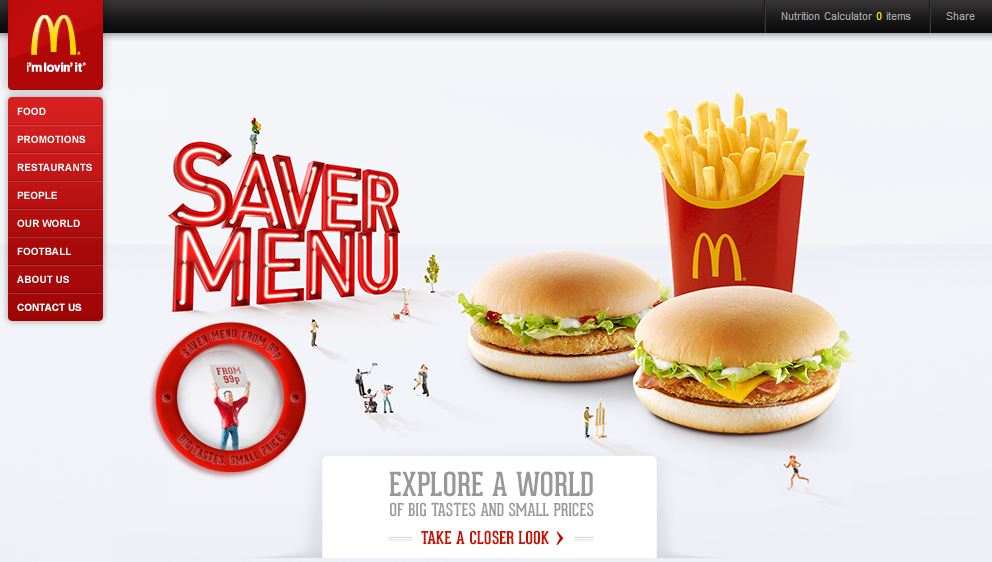 McDonalds Coupons & Discount Code Homepage