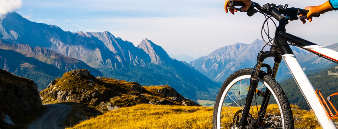 Mountain bike and terrain