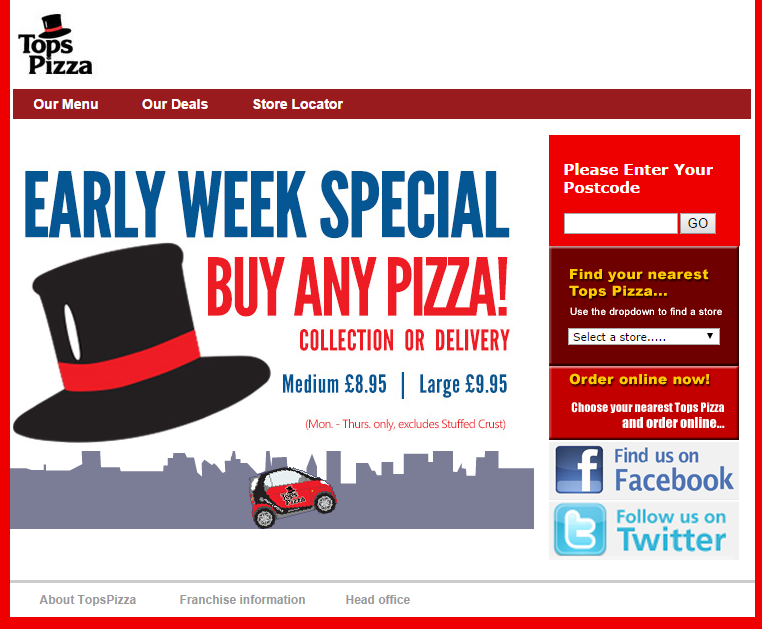 Tops Pizza Image