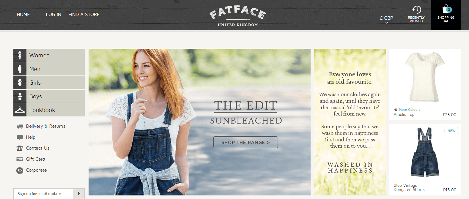 Fat Face discount codes & promo codes Homepage Image