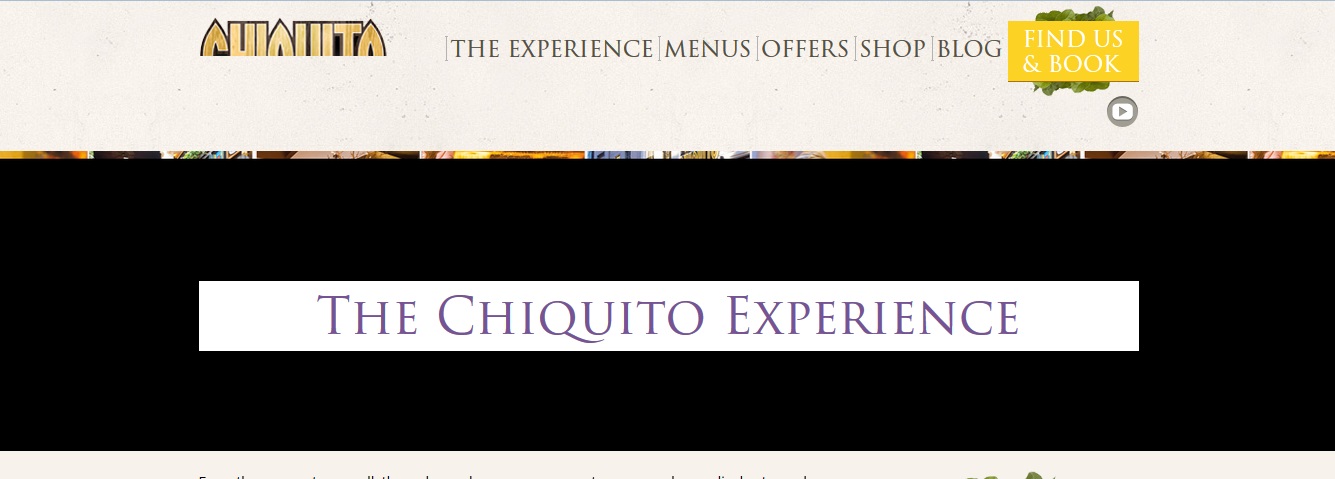 Chiquito voucher codes homepage image